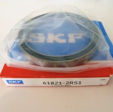 NEW SKF 61821-2RS1 single row deep groove ball bearing 1PCS NN