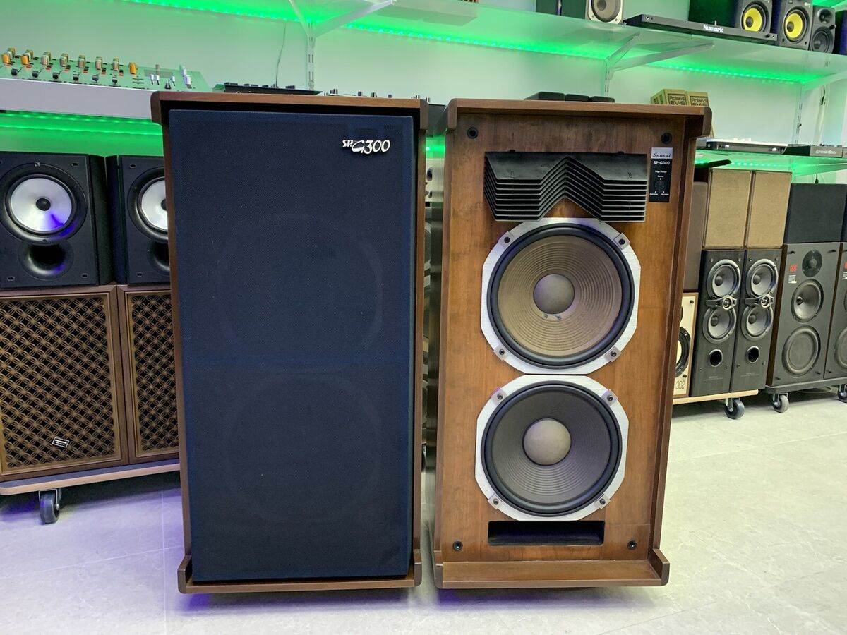 SANSUI SP-G300 Vintage 1977 Hi End 2 Way 3 Speakers RARE SANSUI SP-G300 Vintage 1977 Hi End 2 Way 3 Speakers RARE