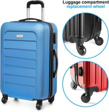 2 paia di ruote di ricambio per bagagli 360 ruote girevoli per valigie rotelle da 3,4 cm W293