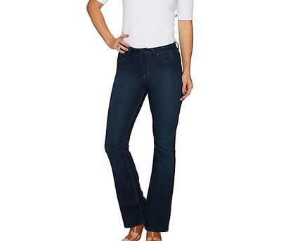 pull on boot leg jeans