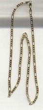 14KT GOLD PLATED 30 INCH 4MM FIGARO CHAIN NECKLACE