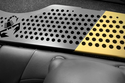 SCORPIONEORO - ABARTH - FIAT 500 PARCEL SHELF - LOAD COVER - Picture 2 of 5