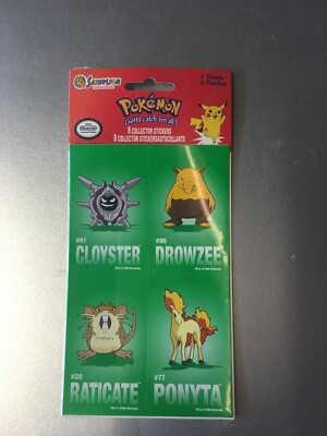 RAR Pokemon Sandylion Pikachu Sticker 8 Klebesticker PPOKCS18 Aufkleber
