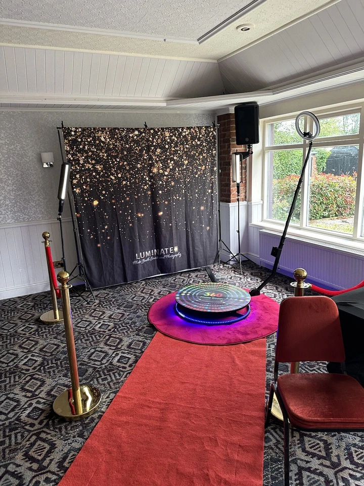 360 Photo/Video Booth For Hire YORKSHIRE Birthday Party Graduation Wed - Image 2 of 4