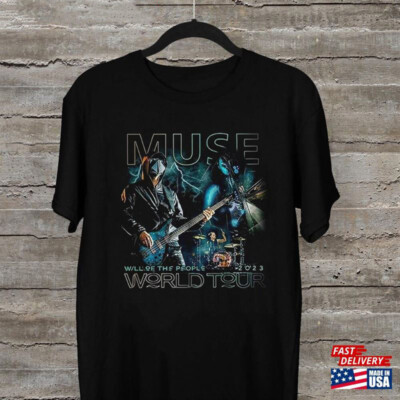 Muse Band 2023 World Tour Black Cotton Size S-234XL T-Shirt KK085