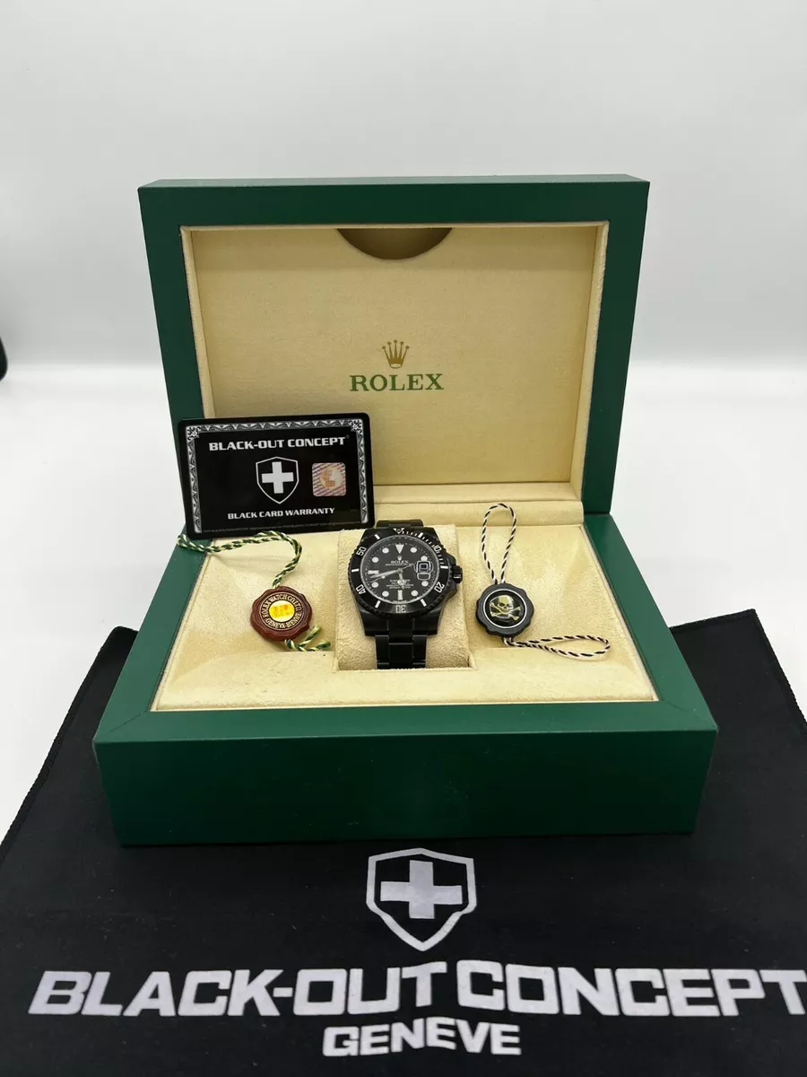 Rolex submariner blackout cheap