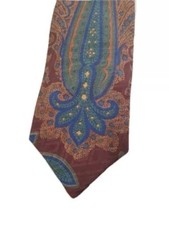 XMI All Silk Men's Neck Tie Paisley