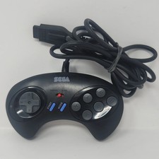 Sega Genesis 6 Button Controller Black MK-1470