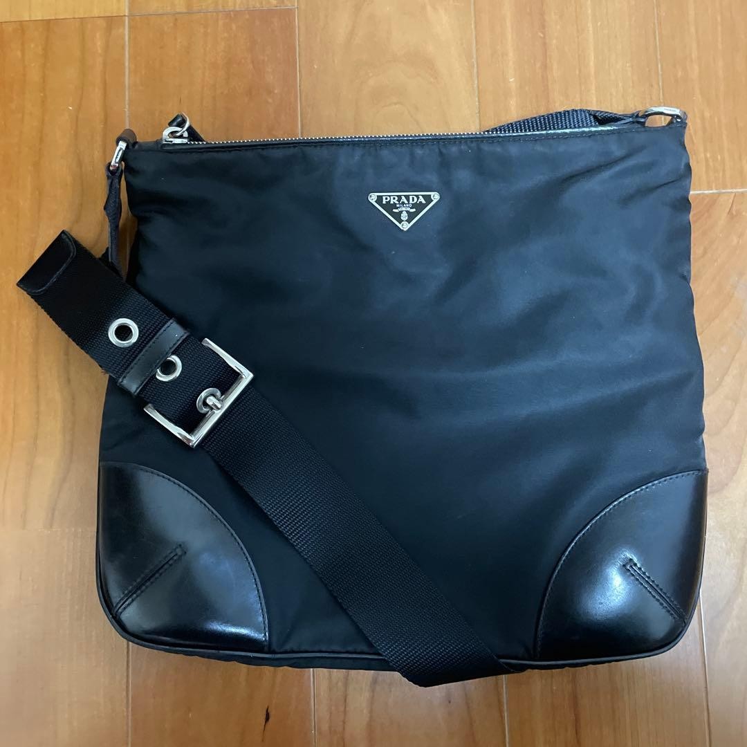 PRADA Shoulder Bag Crossbody BT0332 Black