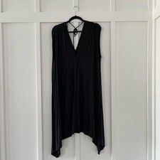 Anthropologie Eri + Ali Brielle Tunic Black Dress Sz L