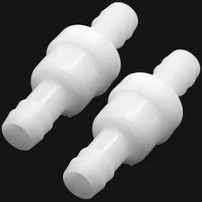 Check Valve 1/2" Plastic Barb Hose One Way Inline Check Valve Non Return Ozone R