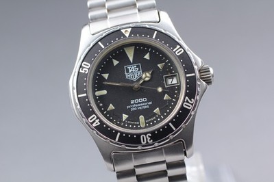 TAG Heuer 2000 Men's Black Watch - 973.013 for sale online