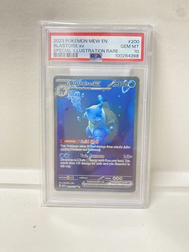 Blastoise EX 200/165 SV Scarlet & Violet 151 PSA 10