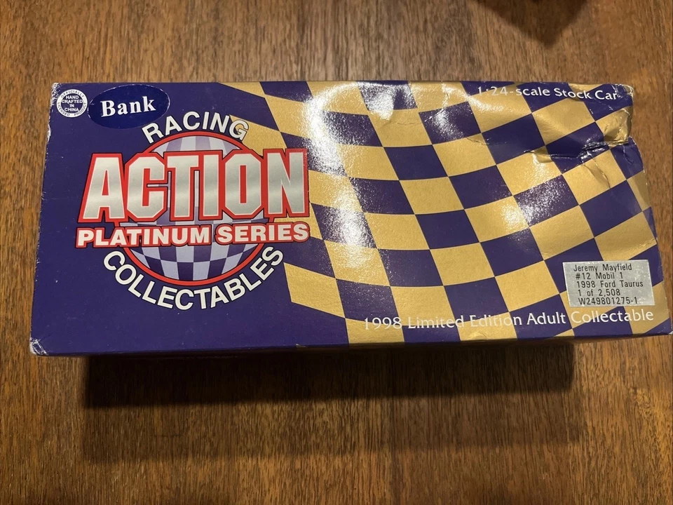 Action Jeremy Mayfield 1998 Mobil 1 Pocono 1st Win Ford Taurus 1/24 Nascar Model - Image 2 of 3