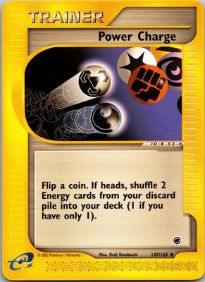 Power Charge 147/165 Expedition Base Set Pokemon TCG UC NM