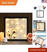 Memorial Gifts LED Shadow Box Sympathy Gifts for Loss of Loved Ones Home Decor