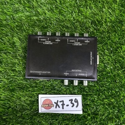 Vintage CD Changer Adapter AUX Input Selector 2-Way Audio Video Retro Car JDM