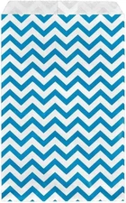 200 pcs of Chevron Paper Gift Bags Shopping/Merchandise Sales Flat Bags