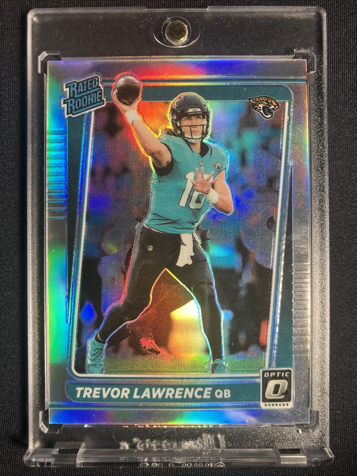 2021 Panini Donruss Optic - Rated Rookie Trevor Lawrence #201 Holo Prizm (RC)