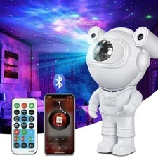 Astronaut Projector Galaxy Starry Sky Night Light Bluetooth Control +Speaker New