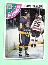(1) DAVE TAYLOR 1978-79 O-PEE-CHEE # 353 KINGS ROOKIE EX-MT CARD (N5239). rookie card picture