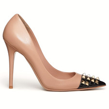 NIB Valentino Garavani Rockstud Alcove 110 Leather Pointed-toe Pumps 37