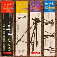NEW Sunpak 5200D Digital Tripod for Cameras Camcorders Lightweight
