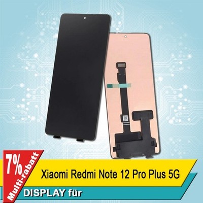 Display Für Xiaomi Redmi Note 12 Pro Plus 5G Bildschirm OLED Schwarz