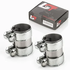 2x Double Clamp Pipe Connector Exhaust Ø 60 x 95mm for BMW 1 Series 2 Series 3 Series 4 Series