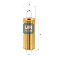 Ufi ÖLfilter 25.011.00 Filtereinsatz FüR Skoda Ford Vw Seat Audi 1J5 8L1 A3 Bora