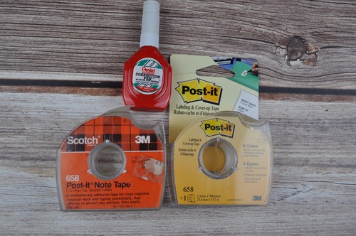 Vintage Typing Correction Tape Assorted Size & Pentel Correction Pen
