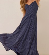 ALTAR  D STATE  L  NWOT Alison Dress  Blue / White  349