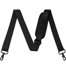 72 Inch Universal Adjustable Shoulder Strap Replacement with Metal Hooks