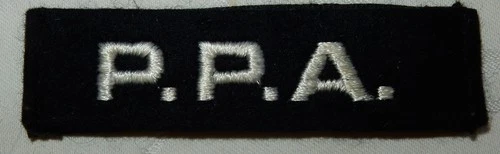 WW2 PPA POPSKIS PRIVATE ARMY MILITARY SHOULDER TITLE BADGE PATCH WORLD WAR II