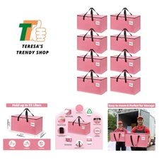 Heavy Duty Zippered Moving Bags - Spacious Storage Solution - 27.2" x 14.2"