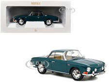 1963 VOLKSWAGEN KARMANN GHIA 1500 SMARAGD GREEN 1/18 DIECAST BY NOREV 188648
