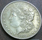 US 1903 Morgan Dollar  **