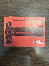 TAKUMAR Interchangeable Lenses Operating Manual - Asahi Pentax red/orange cover