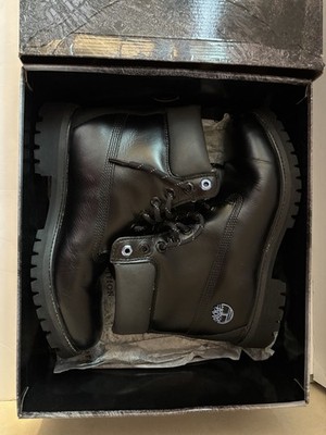 Timberland Black Leather Limited Edition Ice Release Boots 9 Men s