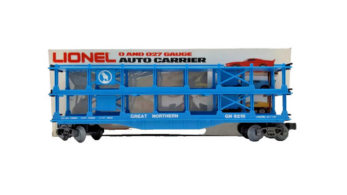 LIONEL 9216 Great Northern Auto Carrier Ln Caja Original | Condition: Used