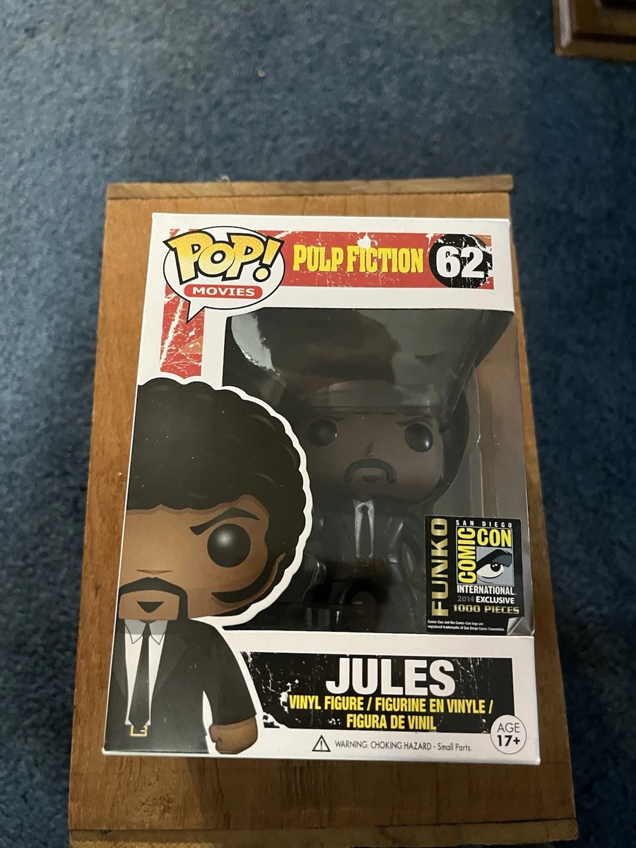 Funko Pop Jules Pulp Fiction #62 SDCC 2014 – Édition Limitée 1000 Pcs, NEUF