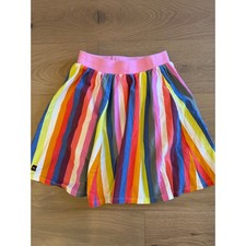 Tea Collection Girls size 10 Rainbow Stripe Skirt Elastic waist Multicolor Twirl