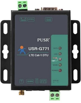 Europe Industrial M2m LTE CAT 1 Serial Cellular Modem RS485 RS232 4G USR-G771-E