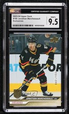 2023 Upper Deck Series 1 Exclusives /100 Jonathan Marchessault CGC 9.5 Mint+ b9t