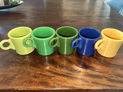 Vintage Fiestaware - Set of 5 Tom & Jerry coffee mugs