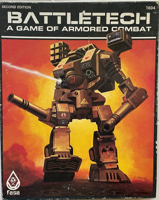 Battletech Second Edition Box Set #1604 - partially unpunched - Complete