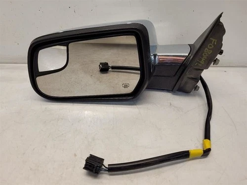 2012-13 GMC Terrain Drivers Left Side Mirror-Pwr/Chrome/*Opt DL8* W/O Blind Spot