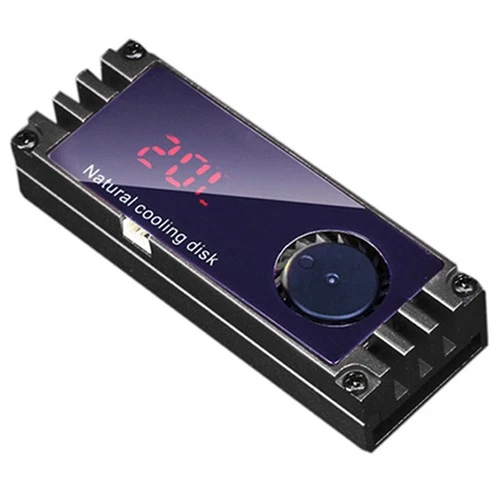 M2 SSD Heatsink Cooler Temperature OLED Digital Display M.2 2280 NVME SSD8043