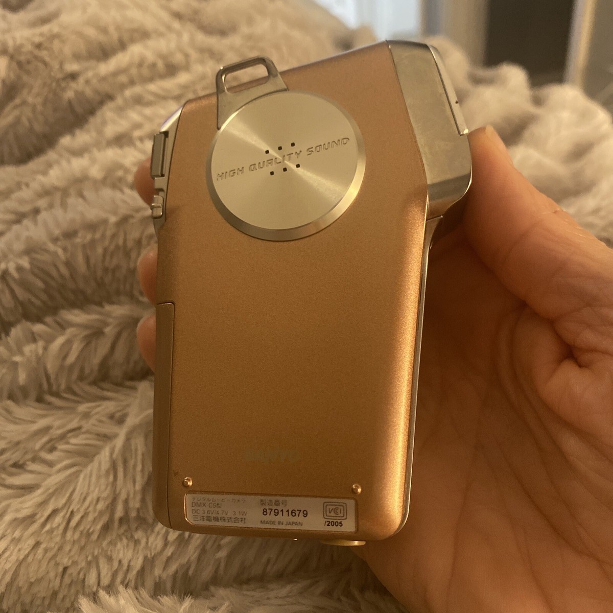Sanyo Xacti VPC-C5E Digital Camera Camcorder Rare Rose Gold new