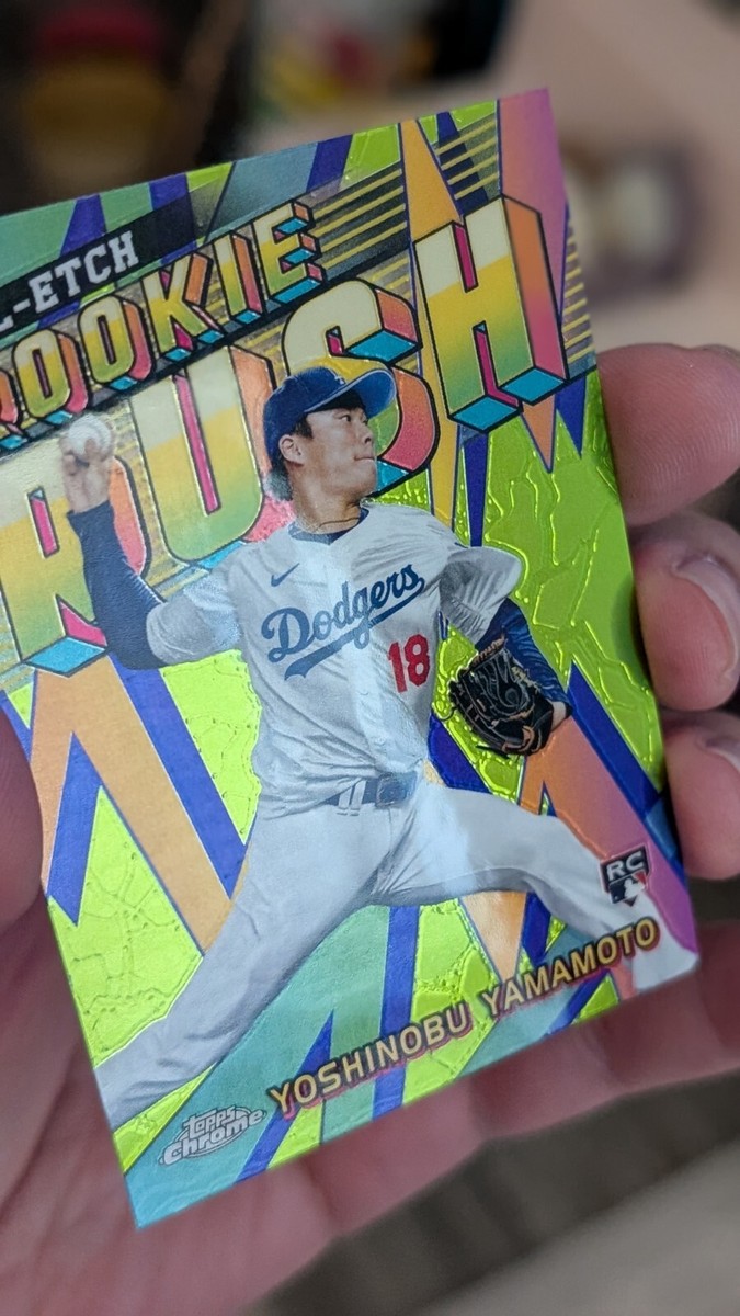 2024 Topps Chrome - All-Etch Rookie Rush Yoshinobu Yamamoto #CERR